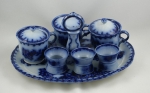 Click to view Egg Coddler Serving Dish Flow Blue China photos