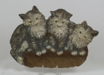 Click to view Three Kitten B&H Tray Desk Accessory photos