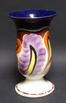 Thumbnail Image: Hand Painted Art Deco Pottery Czech Vase 