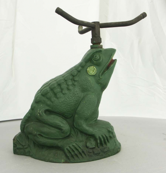 Antique Frog Cast Iron Lawn Sprinkler