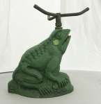 Click to view Antique Frog Cast Iron Lawn Sprinkler photos