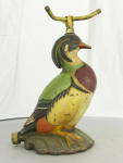 Click to view Antique Wood Duck Cast Iron Lawn Sprinkler photos