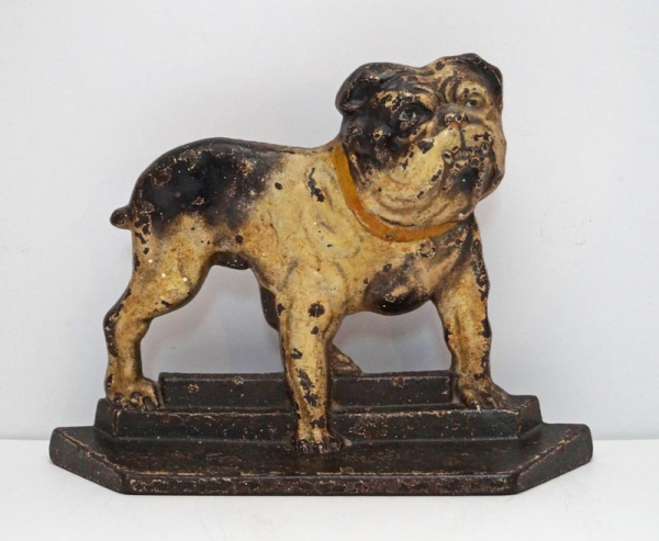 English Bulldog Dog Cast Iron Doorstop