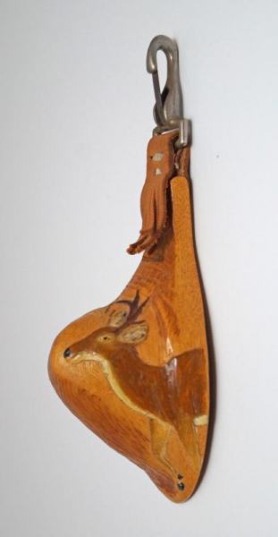 Carved White-Tailed Deer Canoe Cup