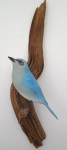 Thumbnail Image: Song Bird Mounted on Branch Wood Carving