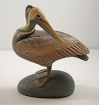 Click to view Pelican Bird Wood Carving by Frank Finney photos