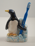 Thumbnail Image: Antique Penguin Porcelain Toothbrush Holder