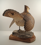 Thumbnail Image: Life-Size Ruffed Grouse Wood Carving Finney