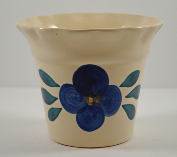 Purinton Slip Ware Pottery Pansy Flower Vase