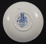 Thumbnail Image: Child’s Blue China Toy Plate 4 5/8” 