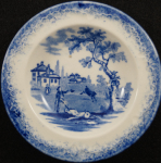 Thumbnail Image: Child’s Blue China Toy Bowl 4 3/8” 