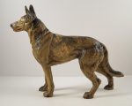Click to view German Shepherd Dog Cast Iron Hubley Doorstop photos