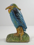 Click to view Antique Heron Bird Cast Iron Doorstop photos