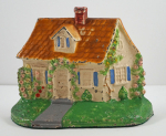 Click to view Cape Cod Cottage Cast Iron Hubley Doorstop photos