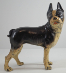 Click to view Smaller Boston Terrier Dog Cast Iron Doorstop photos