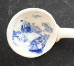 Thumbnail Image: Child’s Blue China Ladle 5” 