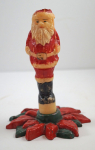 Click to view Vintage Christmas Santa Claus Candle 1940’s photos