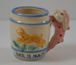 Click to view Child's Ceramic Juice Is Healthy Mug Rabbit photos