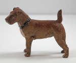 Click to view Fox Terrier Dog Metal Figurine Paperweight #2 photos