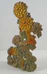 Thumbnail Image: Antique Zinnias Flowers Cast Iron Doorstop