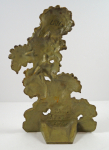 Thumbnail Image: Antique Zinnias Flowers Cast Iron Doorstop