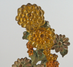Thumbnail Image: Antique Zinnias Flowers Cast Iron Doorstop