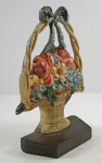 Thumbnail Image: Mixed Flowers in Basket Cast Iron Doorstop