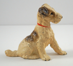 Click to view Fox Terrier Dog Cast Iron Hubley Doorstop photos