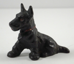 Click to view Scottie Dog Cast Iron Hubley Paperweight photos