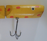 Thumbnail Image: Oversized Fish Lure Folk Art Trade Sign 22” L