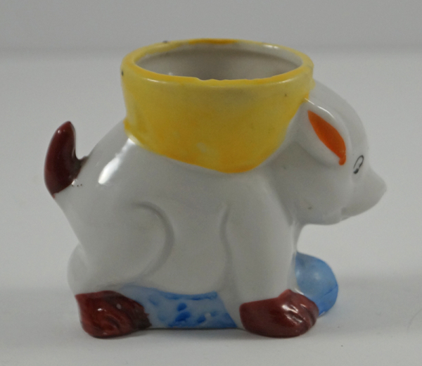 Vintage Puppy Dog Ceramic Egg Cup