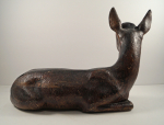Thumbnail Image: Oversized Laying Down Deer Cast Iron Doorstop