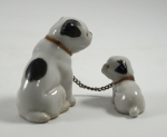 Thumbnail Image: Vintage Pug Dogs Porcelain Figurines