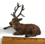 Thumbnail Image: Deer Putz Cast Metal Christmas Figurine #2
