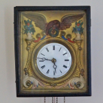Click to view Antique Wag On The Wall Clock  photos