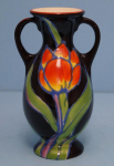 Thumbnail Image: Hand Painted Art Pottery Czech Vase  