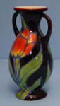Thumbnail Image: Hand Painted Art Pottery Czech Vase  