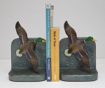 Thumbnail Image:  Flying Mallard Duck Cast Metal Bookends
