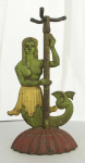 Click to view Antique Mermaid Cast Iron Lawn Sprinkler photos