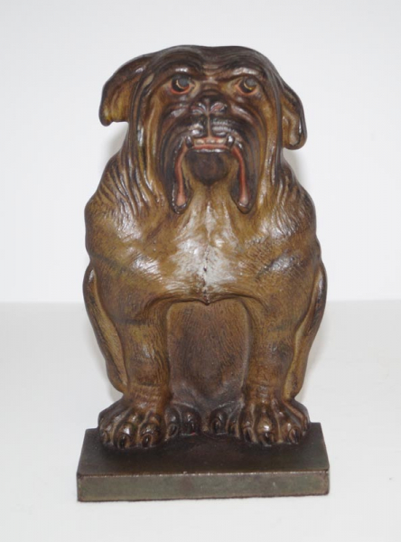 Bulldog Dog Cast Iron B&H Doorstop