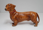 Click to view Dachshund Dog Cast Iron Hubley Doorstop photos