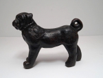 Click to view Antique Standing Pug Dog Cast iron Doorstop photos