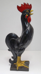 Click to view Antique Crowing Rooster Cast Iron Doorstop photos