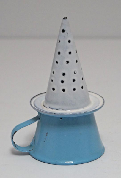 Child's Graniteware percolator Funnel Toy