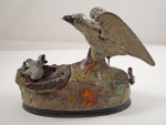Thumbnail Image: Eagle and Eaglets Cast Iron Mechanical Bank