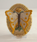 Click to view Antique Butterfly Cast Iron Doorknocker  photos