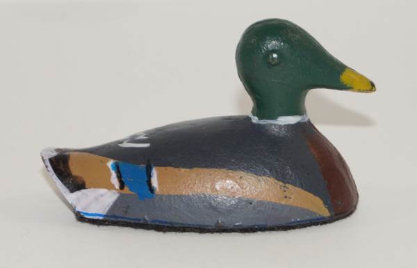 Mallard Duck Decoy Cast Iron Paperweight
