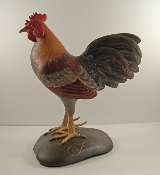 Frank Finney Full-Size Carving Rooster 