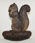 Click to view Squirrel w/ Nut Cast Iron B&H Doorstop photos