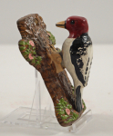 Click to view Red Headed Woodpecker Cast Iron Doorknocker photos